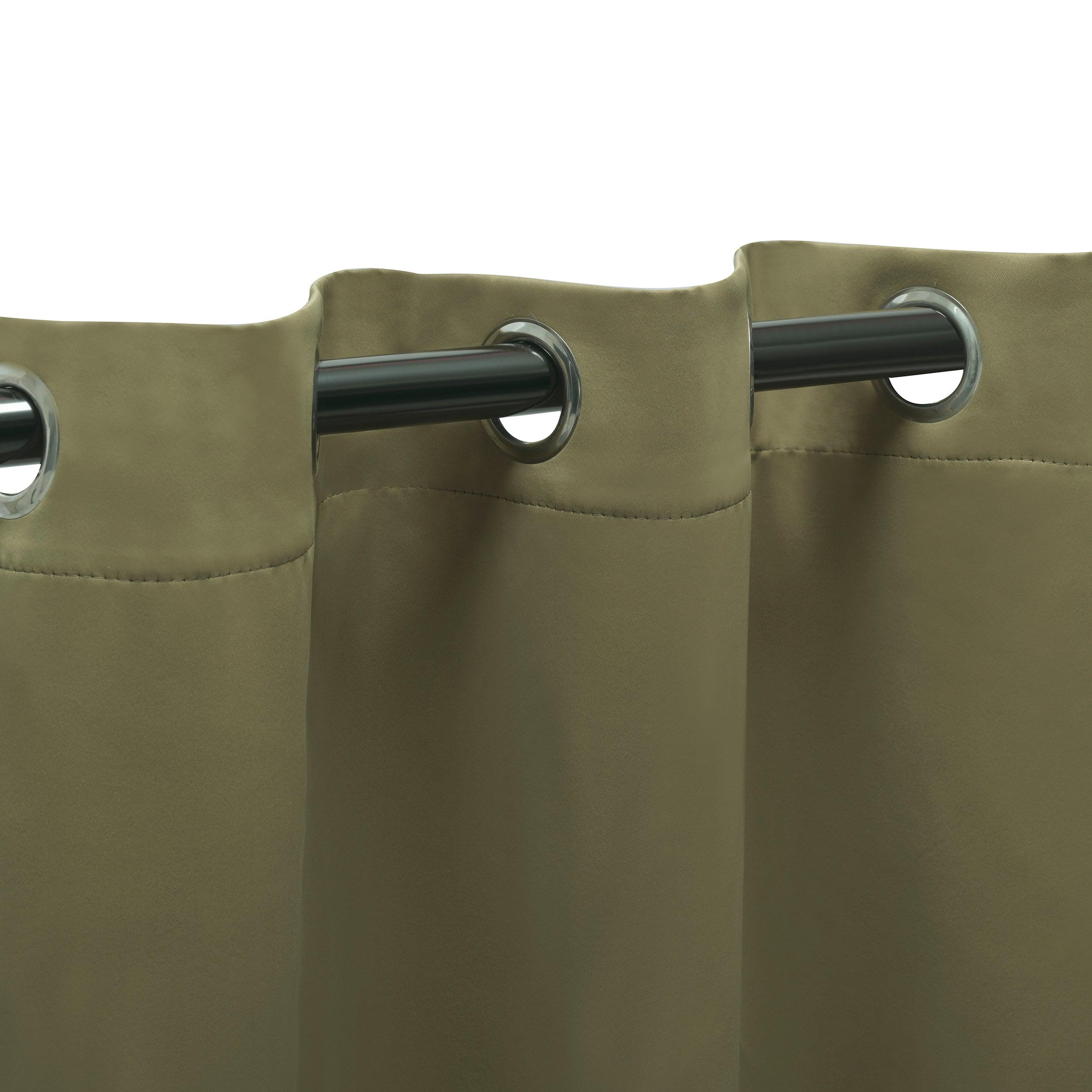 Solid Machine Washable Room Darkening Blackout Curtains, Set of 2 - Blackout Curtains by Superior Brand