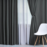 Solid Machine Washable Room Darkening Blackout Curtains, Set of 2 - Blackout Curtains by Superior Brand