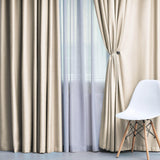 Solid Machine Washable Room Darkening Blackout Curtains, Set of 2 - Blackout Curtains by Superior Brand