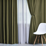 Solid Machine Washable Room Darkening Blackout Curtains, Set of 2 - Blackout Curtains by Superior Brand