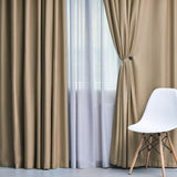 Solid Machine Washable Room Darkening Blackout Curtains, Set of 2 - Blackout Curtains by Superior Brand