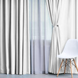 Solid Machine Washable Room Darkening Blackout Curtains, Set of 2 - Blackout Curtains by Superior Brand