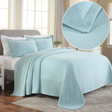 Lightweight Cotton Bedspread Sets 3-Piece Diamond Jacquard Matelassé - Bedspread by Superior Brand