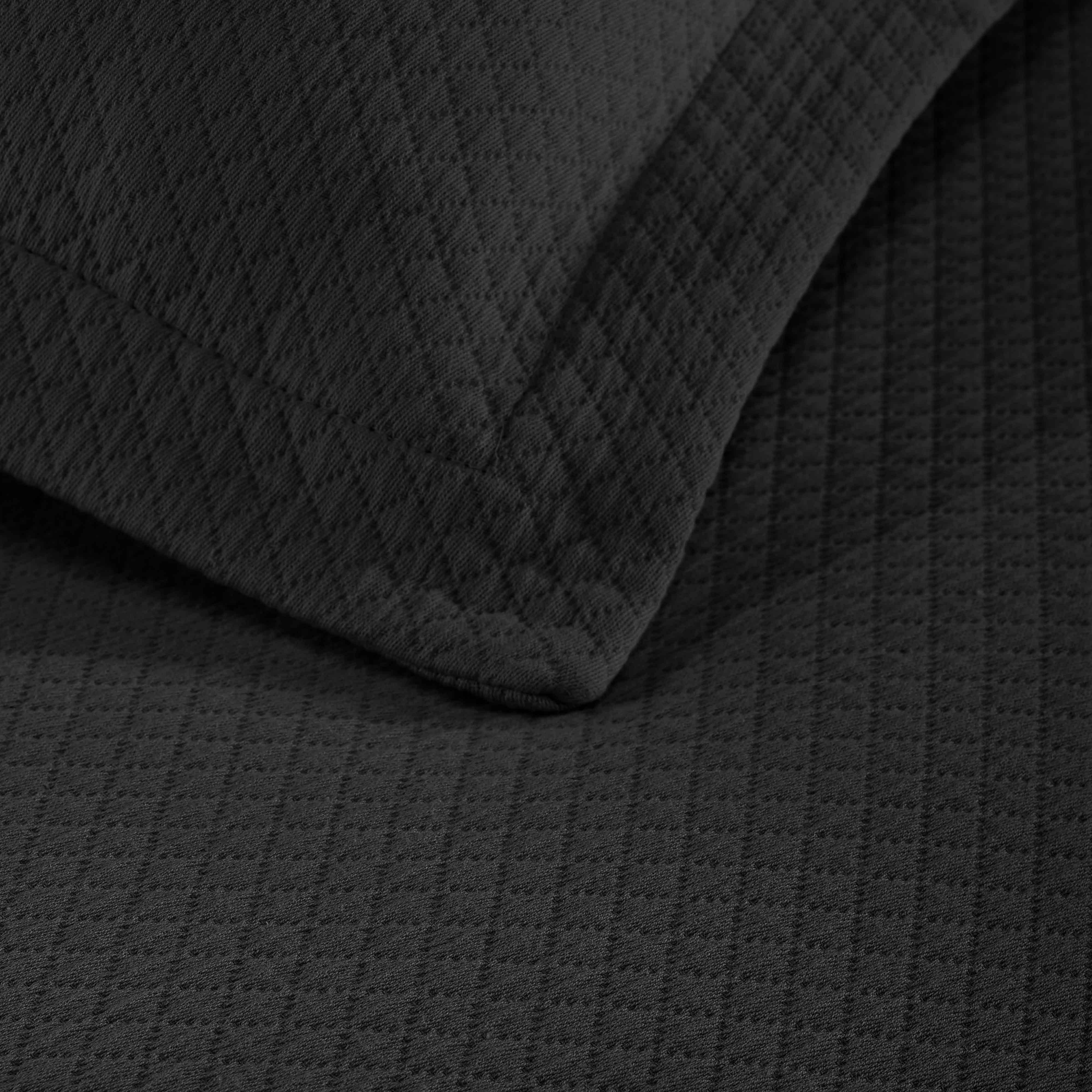 Lightweight Cotton Bedspread Sets 3-Piece Diamond Jacquard Matelassé - Bedspread by Superior Brand