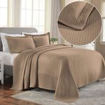 Lightweight Cotton Bedspread Sets 3-Piece Diamond Jacquard Matelassé - Bedspread by Superior Brand