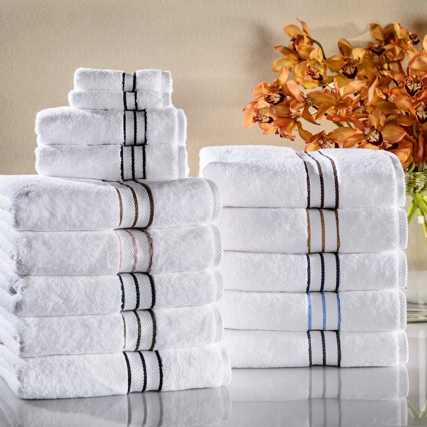 Ultra-Plush Turkish Cotton Hotel Collection Solid Towel Set Collection - Towel Set by Superior Brand