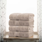 Egyptian Cotton Bath Towel Set 4-Piece - Madison - Egyptian Cotton Bath Towel by Superior Brand