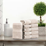 Egyptian Cotton Madison Face Towel Set of 6 - Egyptian Cotton Face Towel by Superior Brand