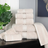 Madison Egyptian Cotton Plush Heavyweight 8 Piece Towel Set - Egyptian Cotton Towel Set by Superior Brand