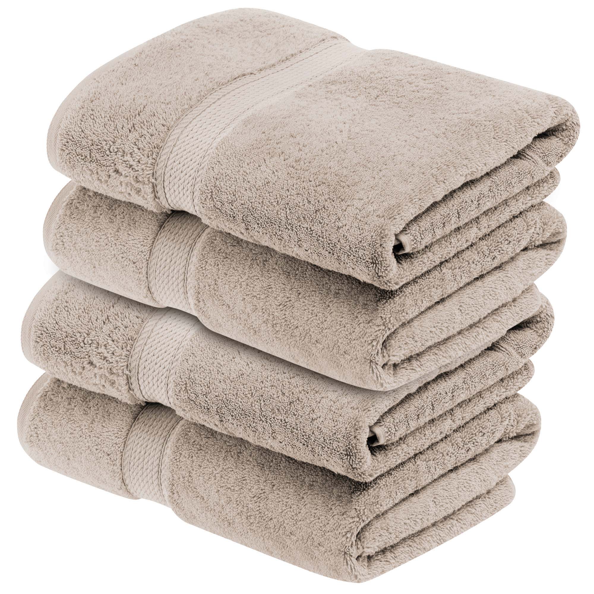 Egyptian Cotton Bath Towel Set 4-Piece - Madison - Egyptian Cotton Bath Towel by Superior Brand