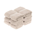 Egyptian Cotton Madison Face Towel Set of 6 - Egyptian Cotton Face Towel by Superior Brand