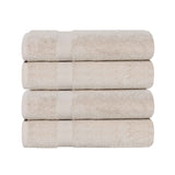 Cotton Highly Absorbent Eco-Friendly Quick Dry Bath Towel Set of 4 - Bath Towel by Superior Brand