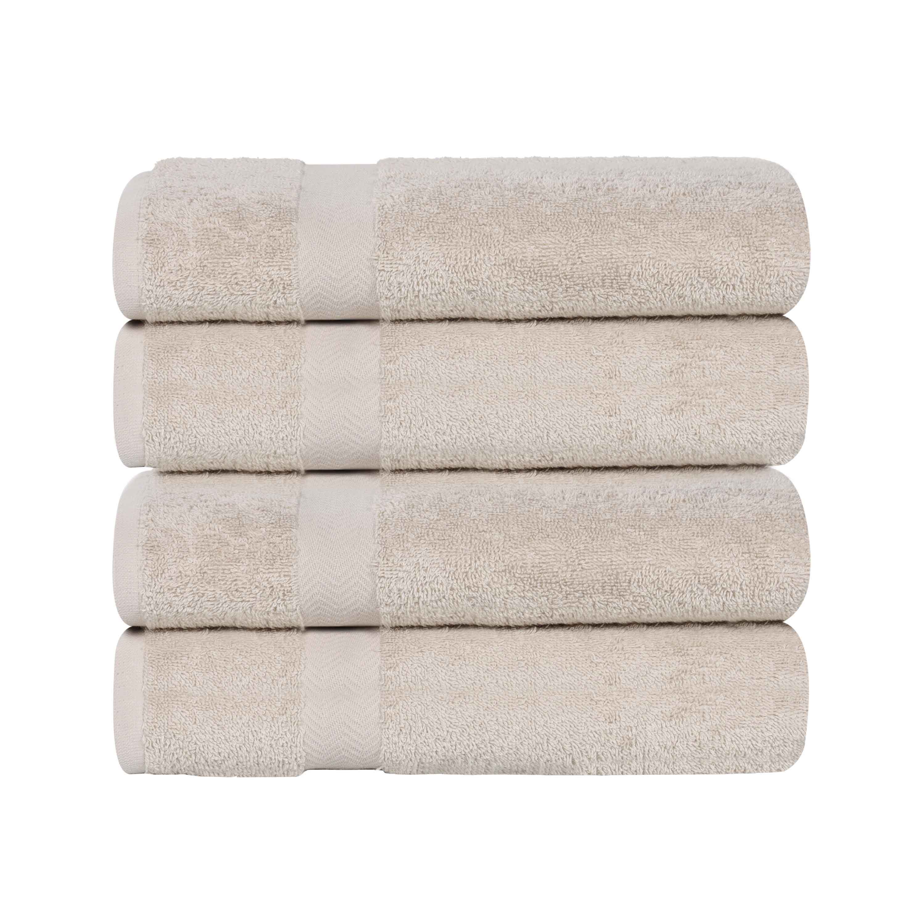 Cotton Highly Absorbent Eco-Friendly Quick Dry Bath Towel Set of 4 - Bath Towel by Superior Brand