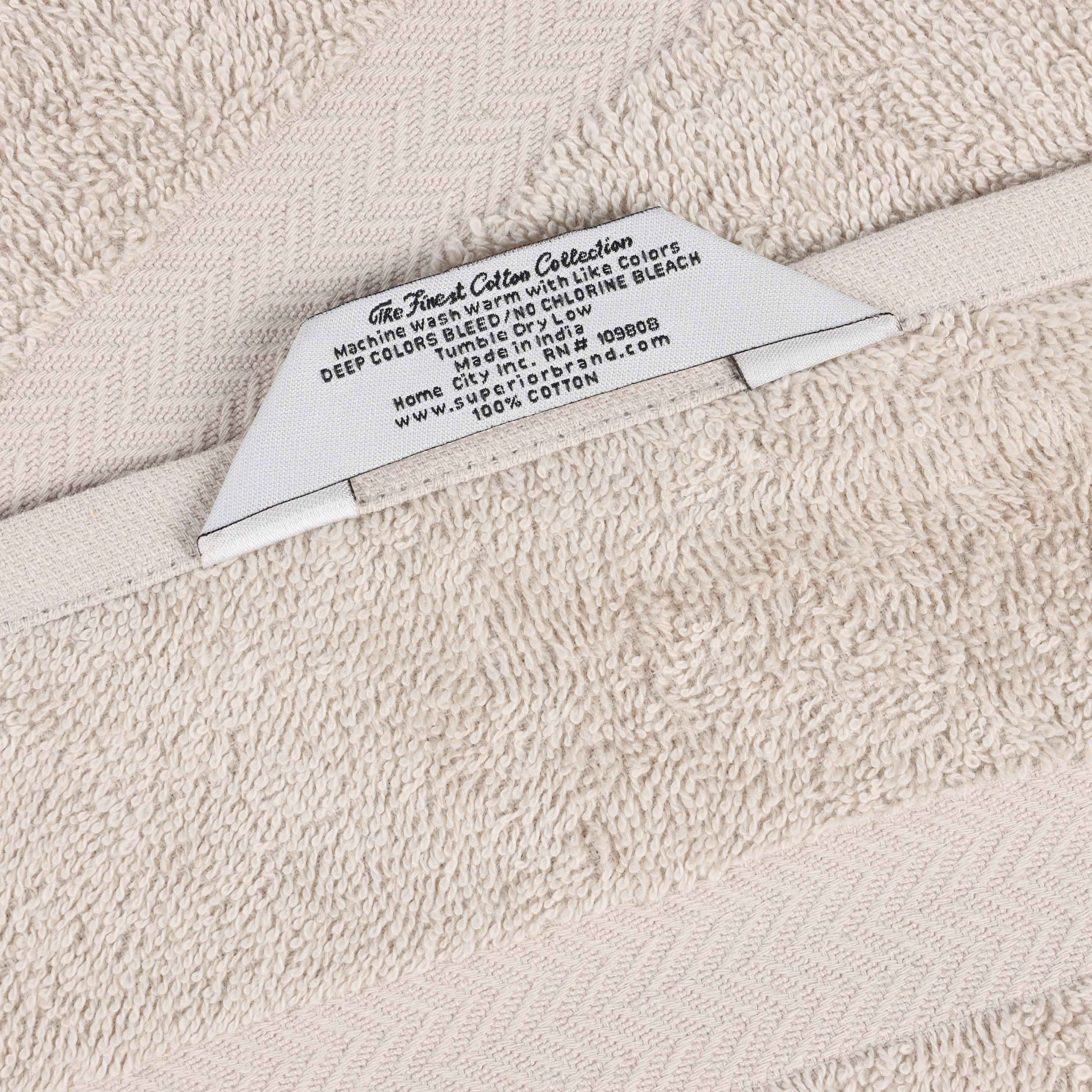 Cotton Highly Absorbent Eco-Friendly Quick Dry Bath Towel Set of 4 - Bath Towel by Superior Brand