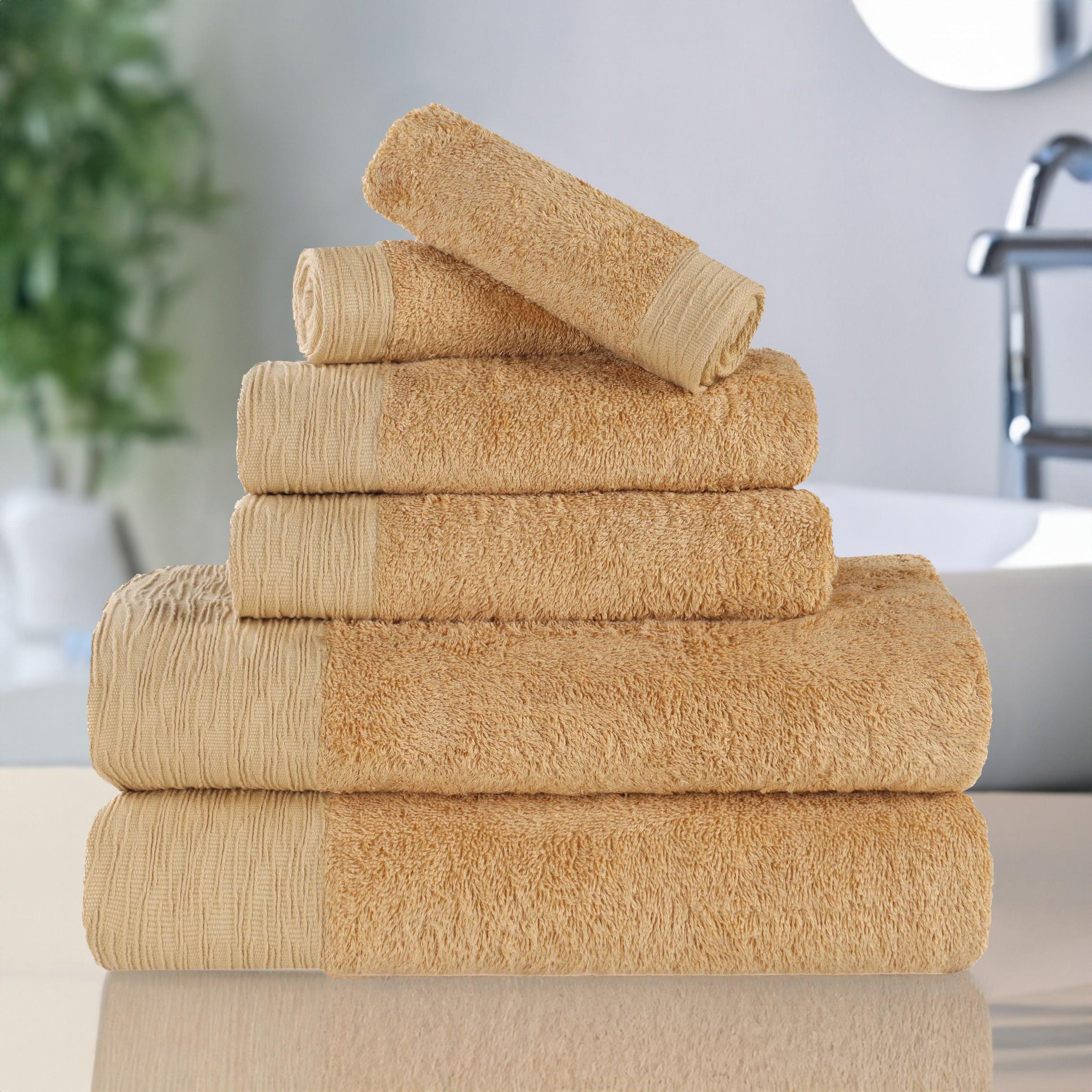 Rayon from Bamboo Eco-Friendly Fluffy Soft Solid 6 Piece Towel Set - Towel Set by Superior