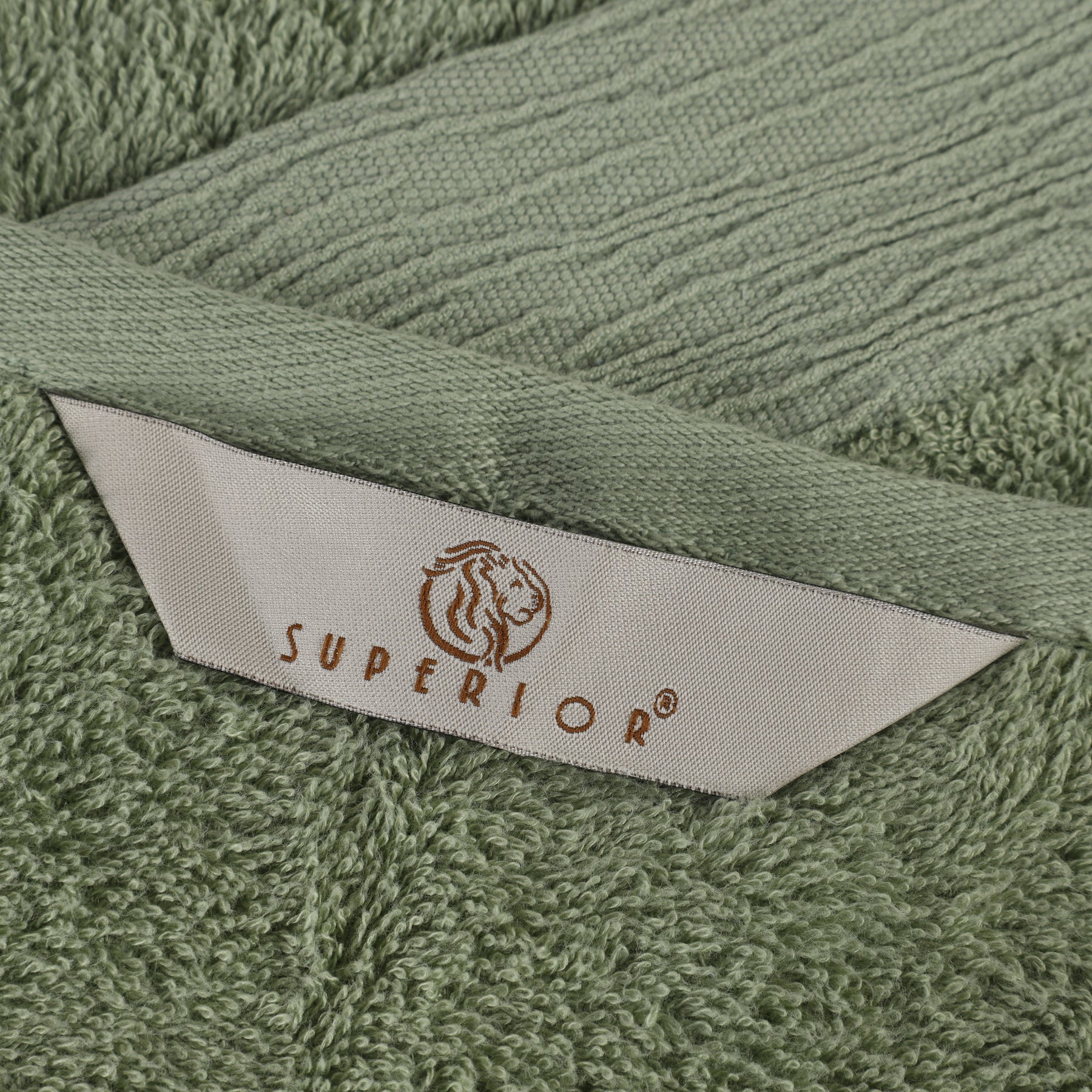 Rayon from Bamboo Eco-Friendly Fluffy Soft Solid Bath Towel - Green