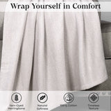 Maya Chenille Herringbone Soft Textured Medium Weight Cotton Blanket - Blanket by Superior Brand