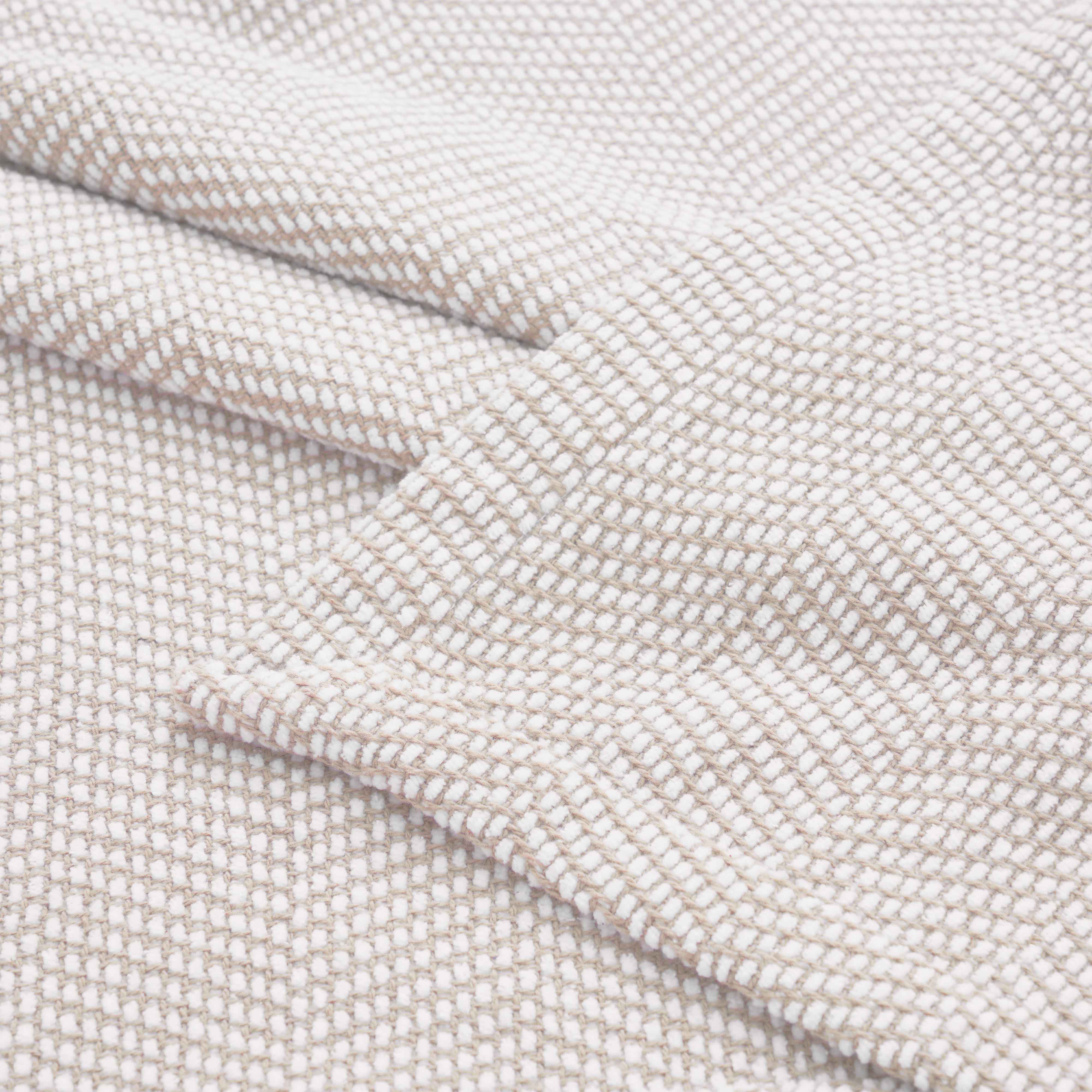 Maya Chenille Herringbone Soft Textured Medium Weight Cotton Blanket - Blanket by Superior Brand