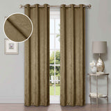Waverly Geometric Washable Room Darkening Blackout Curtains, Set of 2 - Blackout Curtains by Superior Brand