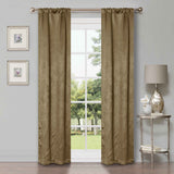 Waverly Geometric Washable Room Darkening Blackout Curtains, Set of 2 - Blackout Curtains by Superior Brand