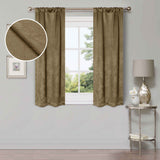 Waverly Geometric Washable Room Darkening Blackout Curtains, Set of 2 - Blackout Curtains by Superior Brand
