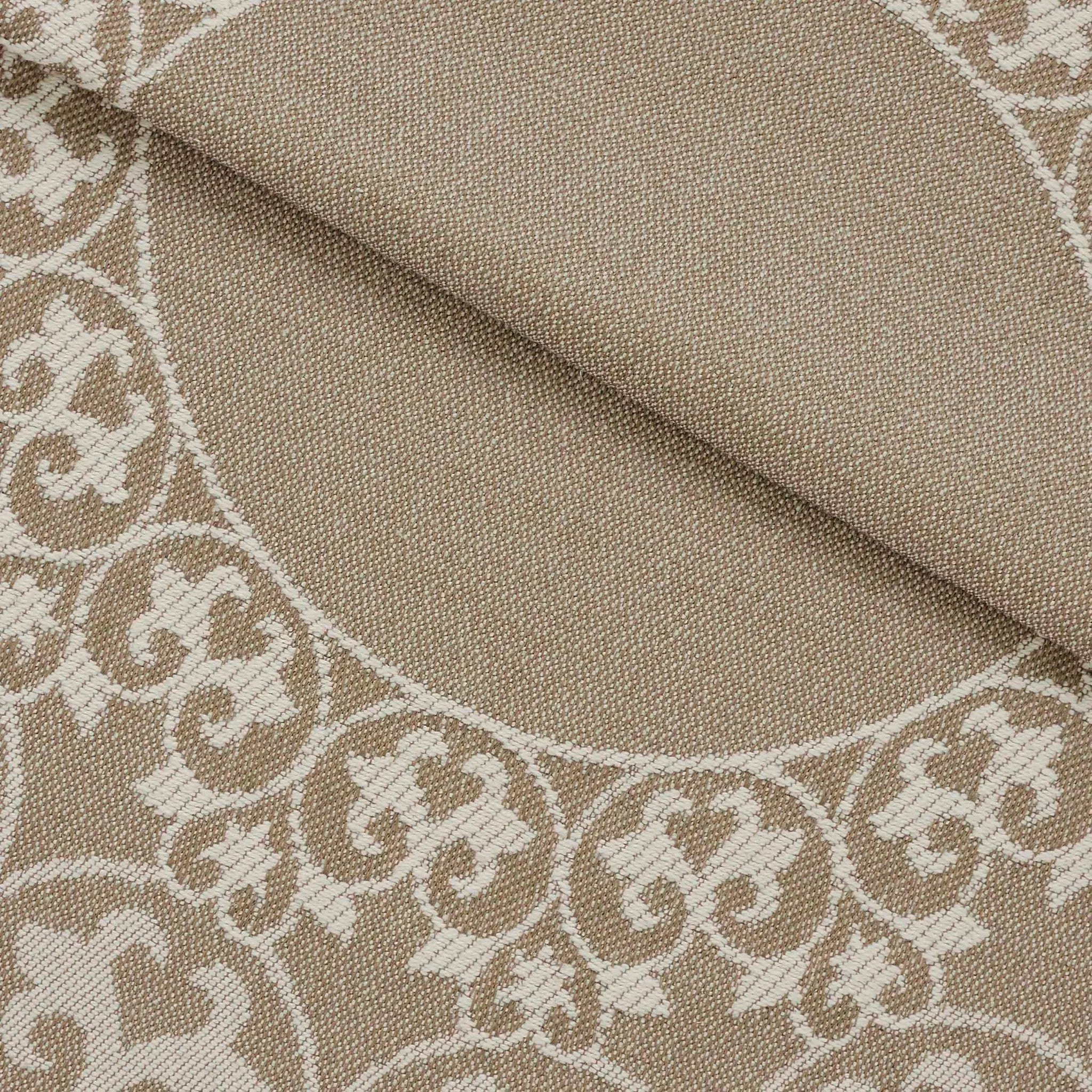 Lightweight Cotton Bedspread Set 3-Piece Lyron Floral Scroll Jacquard - Bedspread by Superior Brand