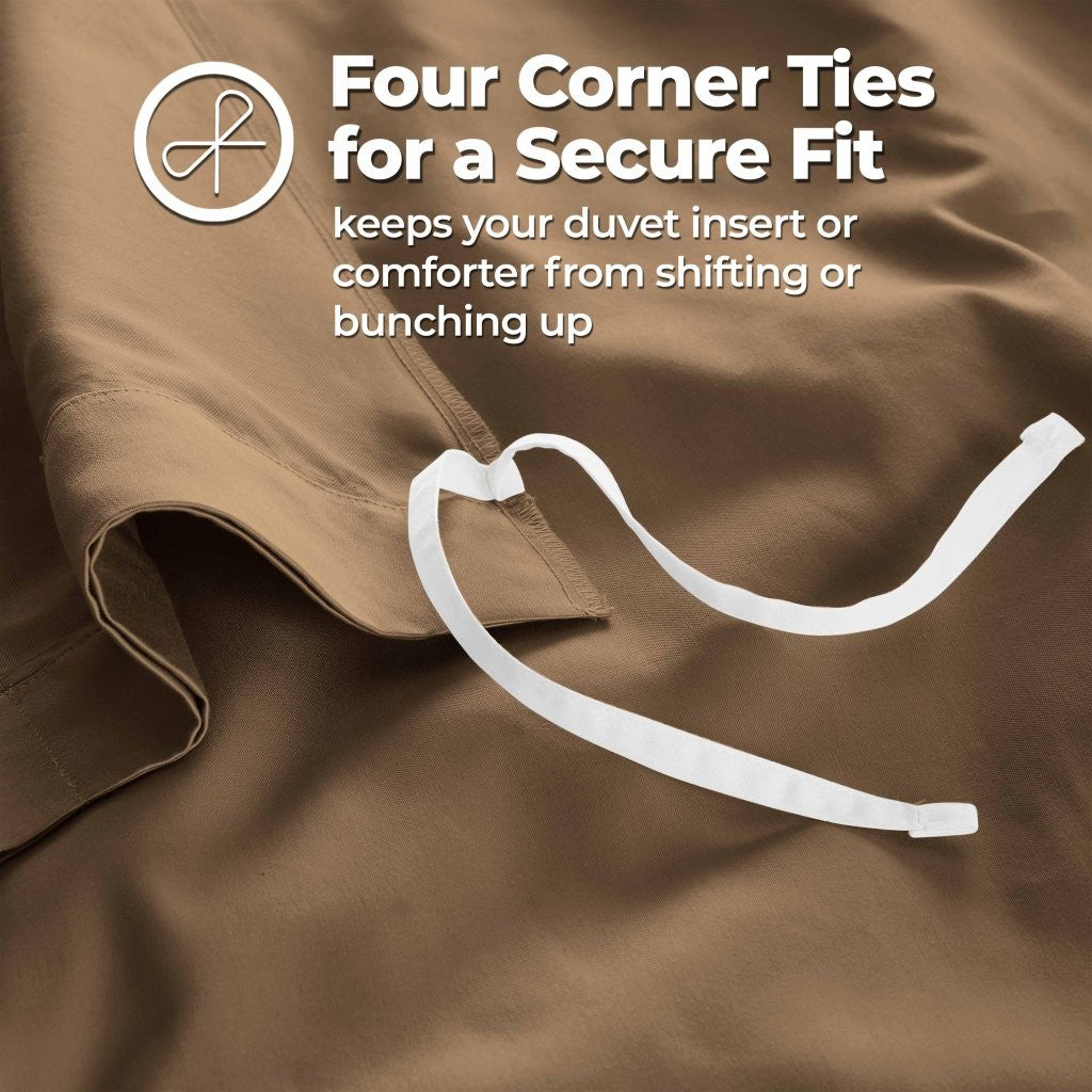 1200 Thread Count Egyptian Cotton Solid Duvet Cover - Egyptian Cotton Duvet Cover Set by Superior Brand