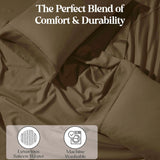 1200 Thread Count Cotton Rich Bed Sheet Set Solid Deep Pocket - Sheet Set by Superior Brand