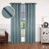 Waverly Geometric Washable Room Darkening Blackout Curtains, Set of 2 - Blackout Curtains by Superior Brand