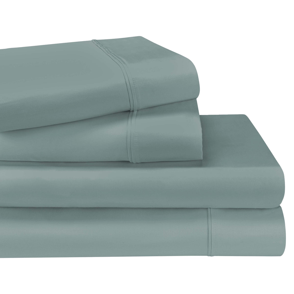 Egyptian Cotton 1200 Thread Count Eco-Friendly Solid Sheet Set - Teal