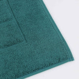 Nora Cotton Solid Absorbent Thick Checkered Washable Bath Mat Set of 2 - Bath Mats by Superior Brand