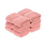 Egyptian Cotton Madison Face Towel Set of 6 - Egyptian Cotton Face Towel by Superior Brand