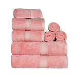 Madison Egyptian Cotton Plush Heavyweight 8 Piece Towel Set - Egyptian Cotton Towel Set by Superior Brand
