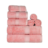 Madison Egyptian Cotton Plush Heavyweight 8 Piece Towel Set - Egyptian Cotton Towel Set by Superior Brand