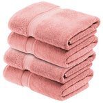 Egyptian Cotton Bath Towel Set 4-Piece - Madison - Egyptian Cotton Bath Towel by Superior Brand