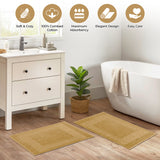 Egyptian Cotton Greek Key Infinity Border Bath Mat Set of 2 - Bath Mats by Superior Brand