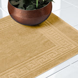 Egyptian Cotton Greek Key Infinity Border Bath Mat Set of 2 - Bath Mats by Superior Brand