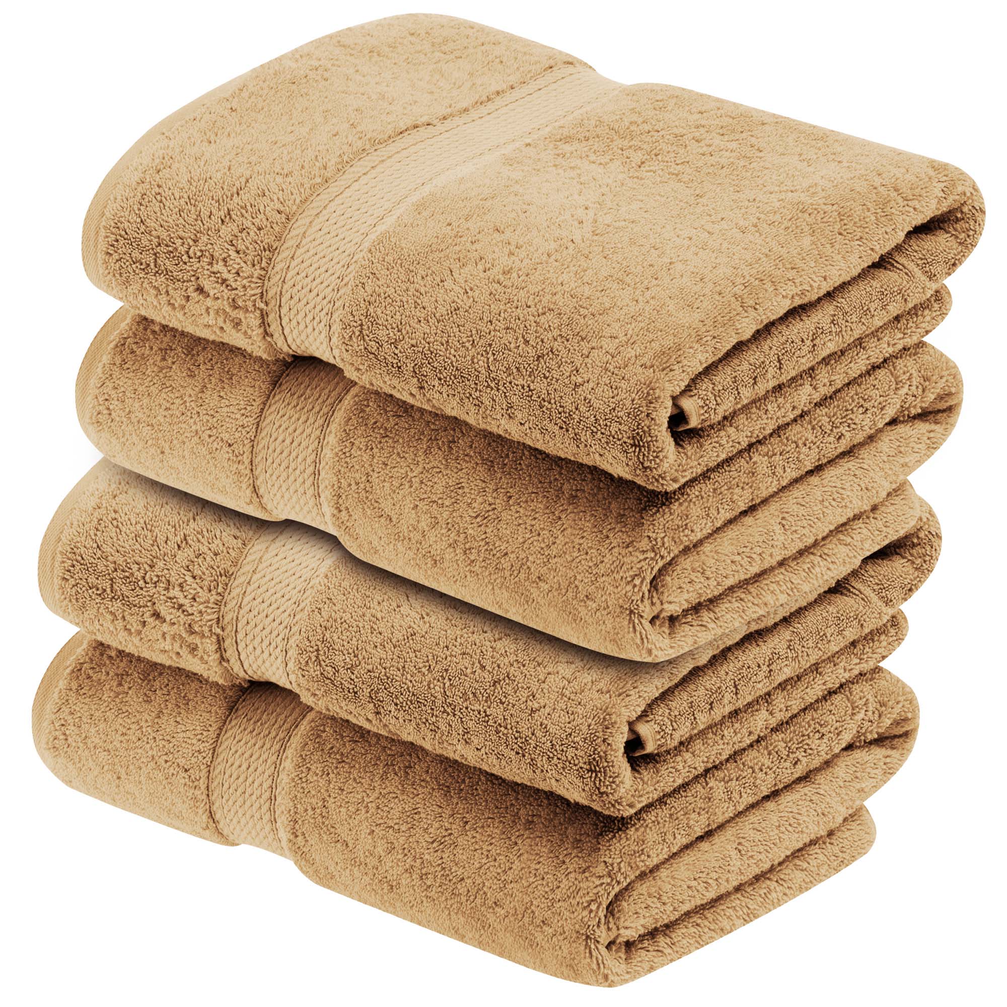 Egyptian Cotton Bath Towel Set 4-Piece - Madison - Egyptian Cotton Bath Towel by Superior Brand