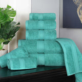 Madison Egyptian Cotton Plush Heavyweight 8 Piece Towel Set - Egyptian Cotton Towel Set by Superior Brand