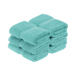 Egyptian Cotton Madison Face Towel Set of 6 - Egyptian Cotton Face Towel by Superior Brand