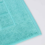 Nora Cotton Solid Absorbent Thick Checkered Washable Bath Mat Set of 2 - Bath Mats by Superior Brand