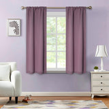 Solid Machine Washable Room Darkening Blackout Curtains, Set of 2 - Blackout Curtains by Superior Brand