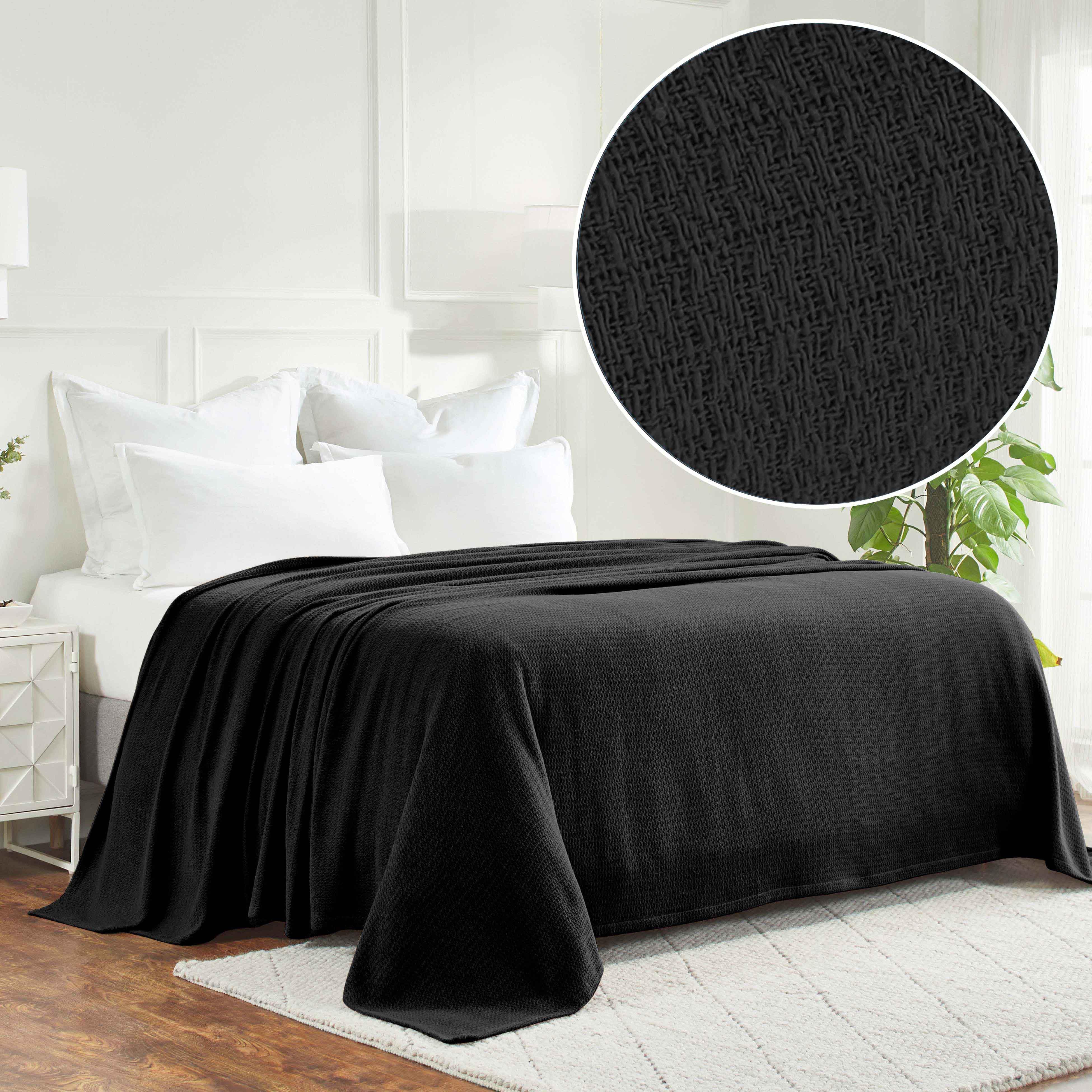 100% Cotton Waffle Blanket – Cooling Waffle Weave, Lightweight & Breathable - Blanket by Superior Brand