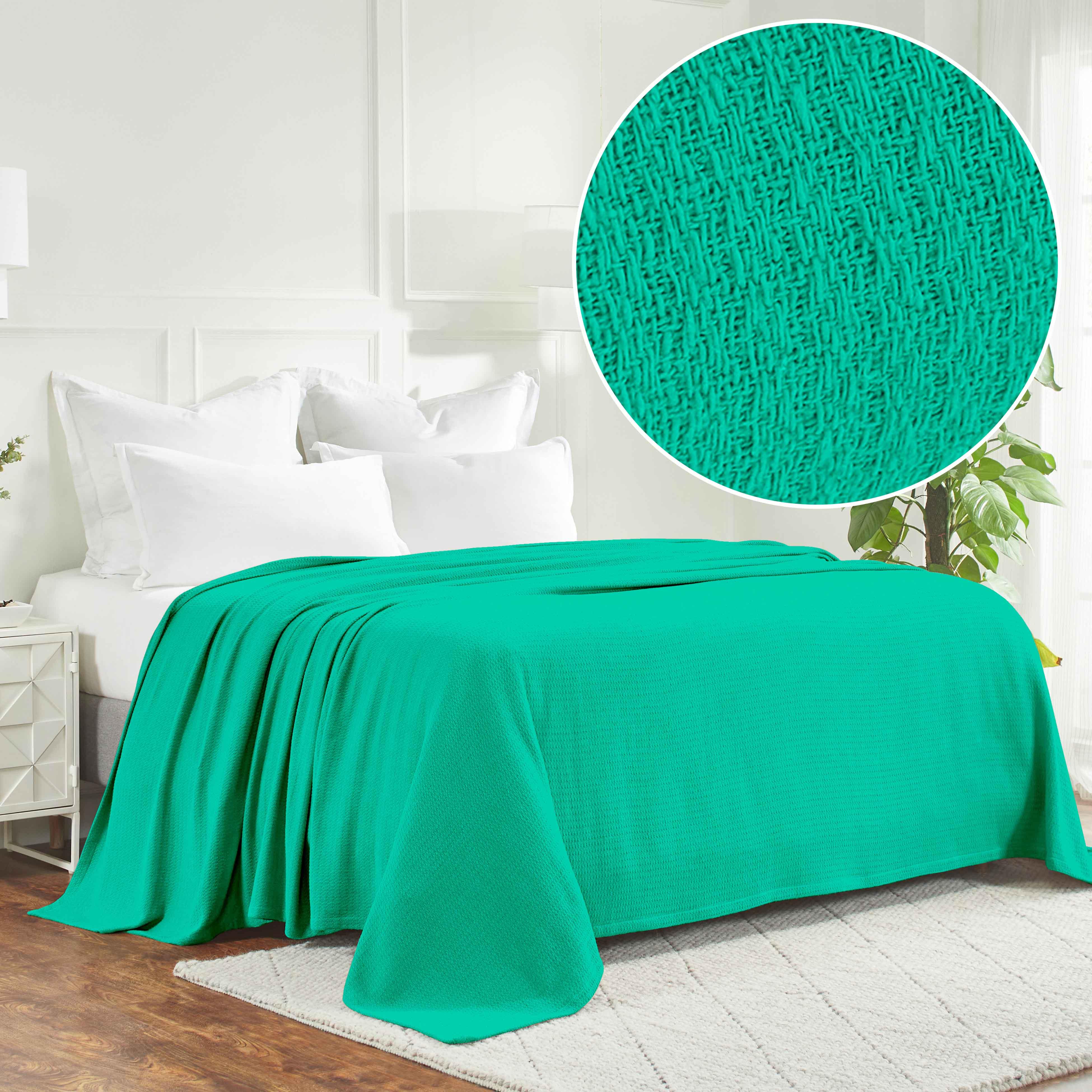 100% Cotton Waffle Blanket – Cooling Waffle Weave, Lightweight & Breathable - Blanket by Superior Brand
