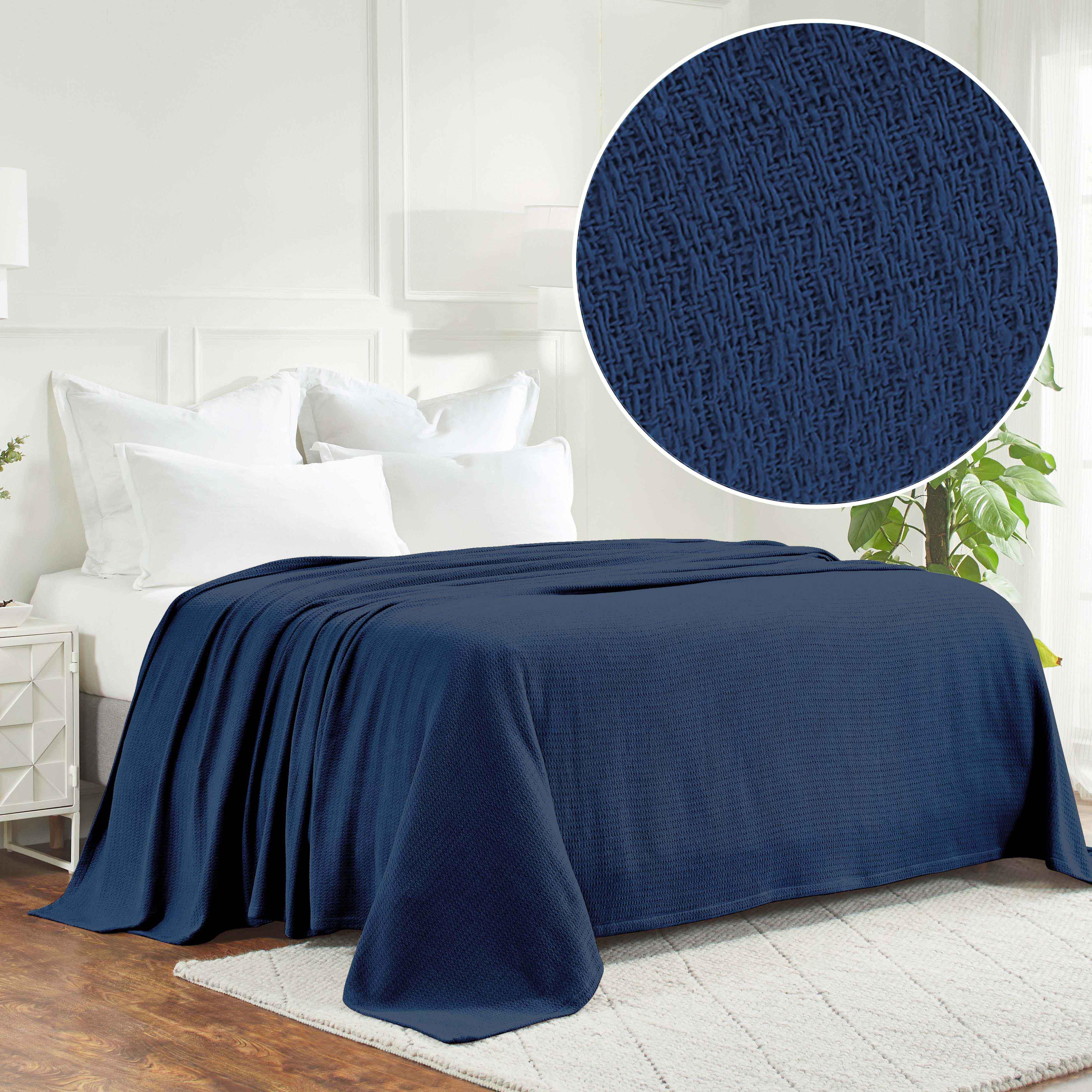100% Cotton Waffle Blanket – Cooling Waffle Weave, Lightweight & Breathable - Blanket by Superior Brand