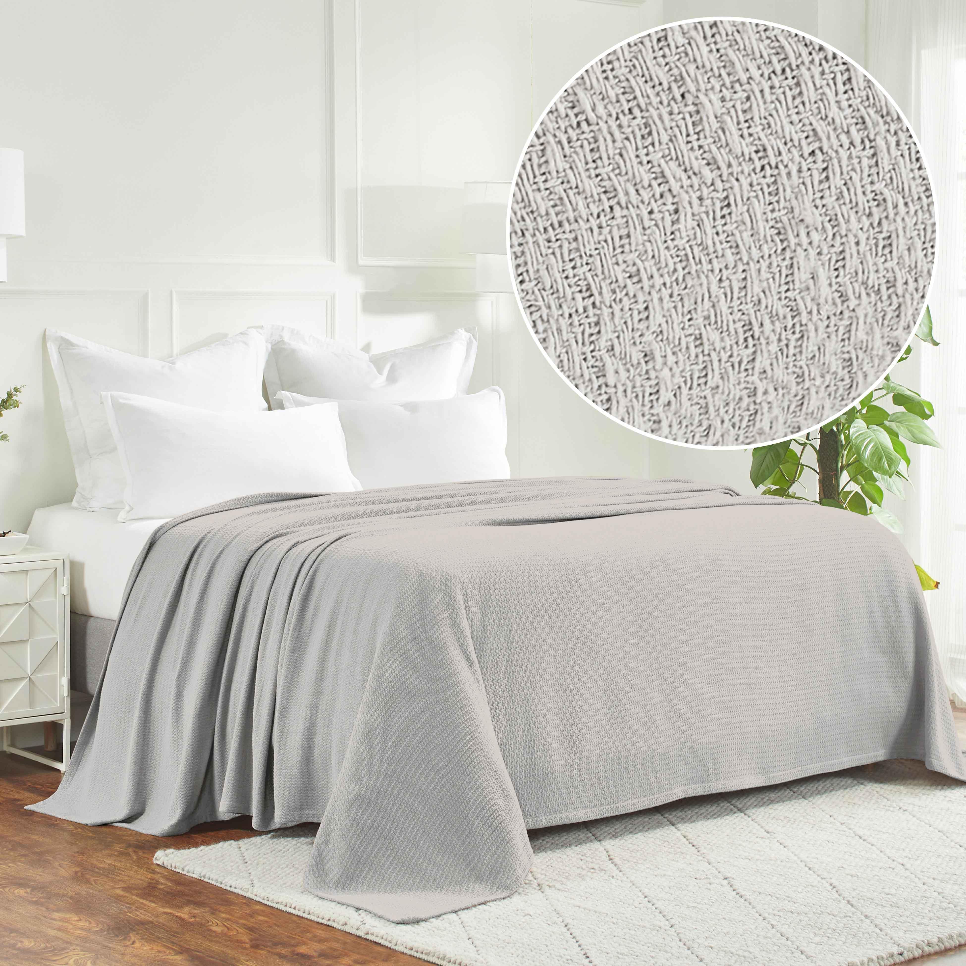 100% Cotton Waffle Blanket – Cooling Waffle Weave, Lightweight & Breathable - Blanket by Superior Brand