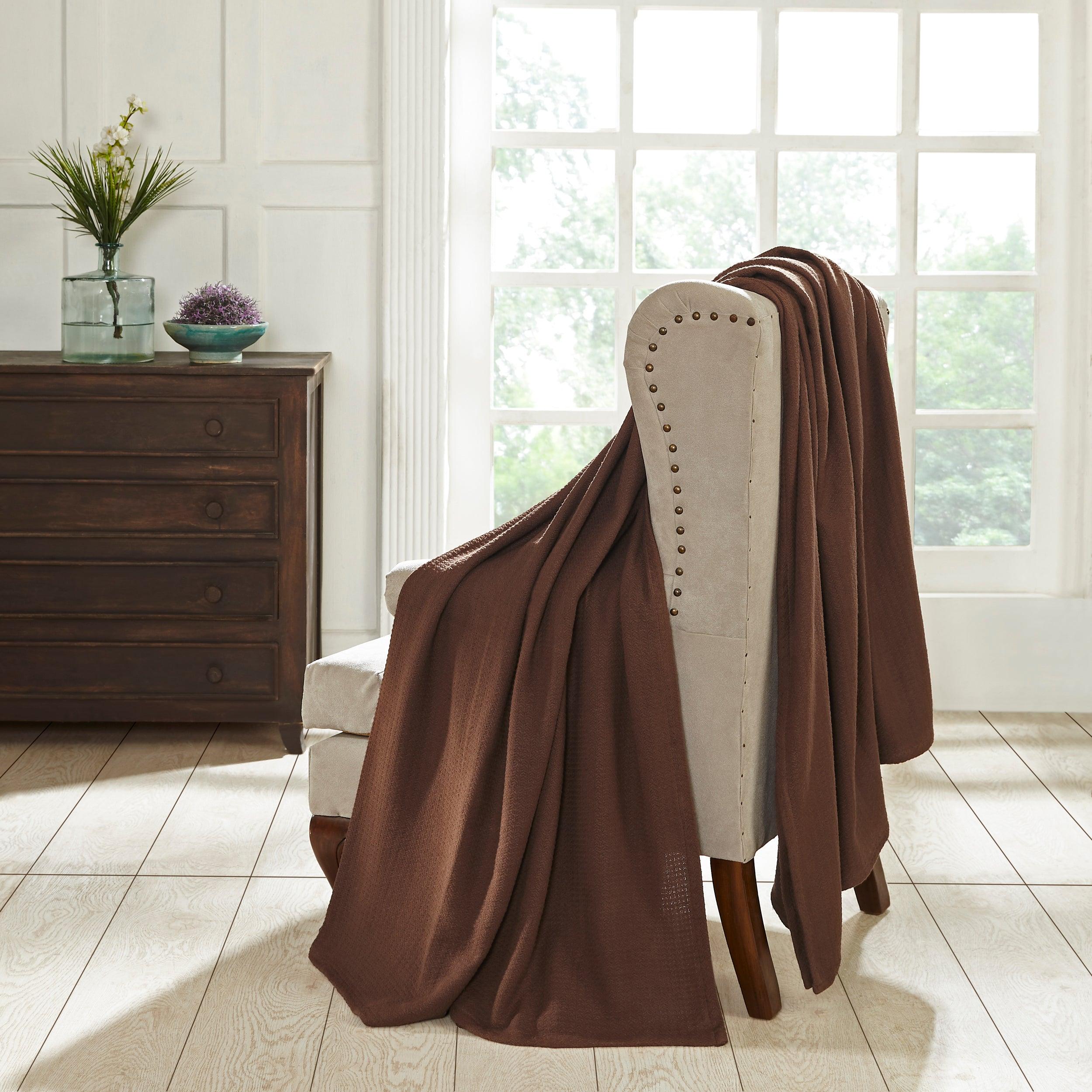 100% Cotton Waffle Blanket – Cooling Waffle Weave, Lightweight & Breathable - Blanket by Superior Brand