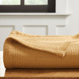 100% Cotton Waffle Blanket – Cooling Waffle Weave, Lightweight & Breathable - Blanket by Superior Brand