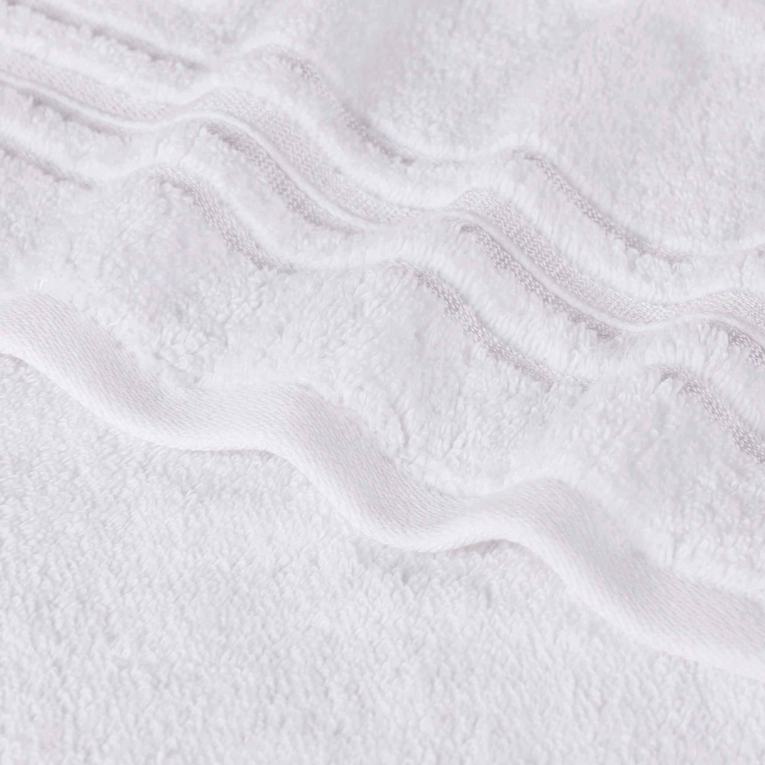 Zero-Twist Cotton Jacquard Towel Set 9 Piece - Sadie - Towel Set by Superior Brand