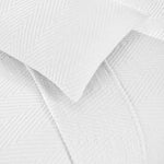 Aswan Cotton Medium Weight Textured Modern Chevron Woven Coverlet - Coverlet by Superior Brand